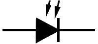 fotodiode symbol
