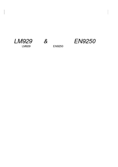 AOC LCD LM929 EN9250
