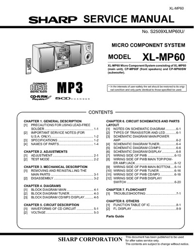 SHARP XL-MP60