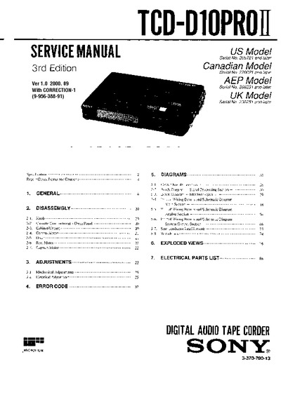Sony TCD-D10PROll ver 1.0