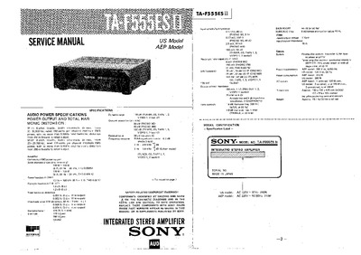 Sony TA-F555ESII
