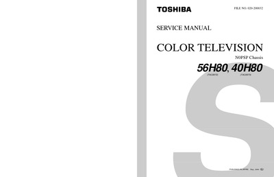 Toshiba 40H80, 56H80