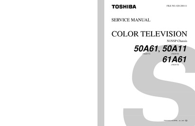 Toshiba N1NSP = 50A61, 50A11, 61A61