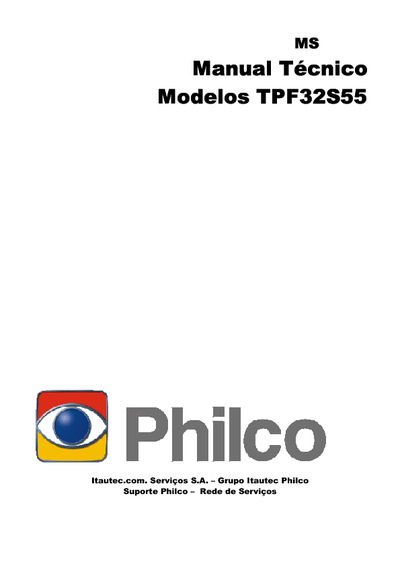 PHILCO TPF34S31 TPF32S55 TPW3280