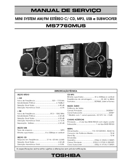 Toshiba MS-7760MUS