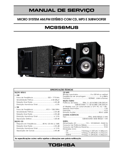 Toshiba MC-856MUS RESUMIDO