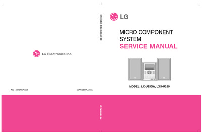 LG AUDIO LX-U250A, LXS-U250