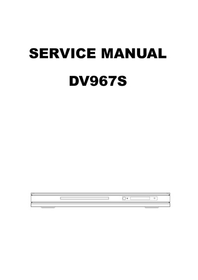 HYUNDAI DV967S DVD Service Manual