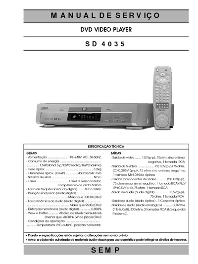 Toshiba SD-4035