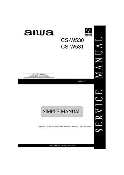 AIWA CS-W530, CS-W531