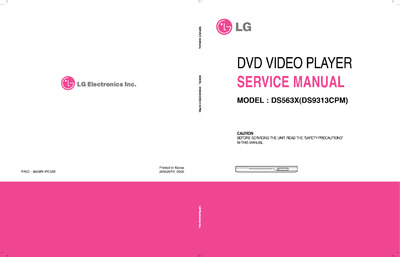 LG DS563X DVD Video Player