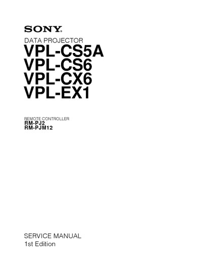 Sony VPL-CS5_CS6_CX6_EX1