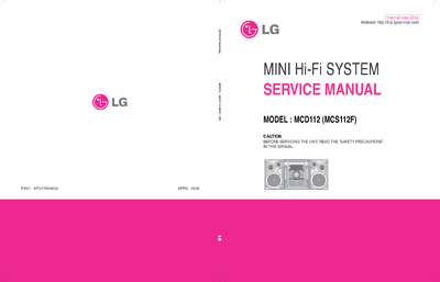 LG MCD112 Mini System