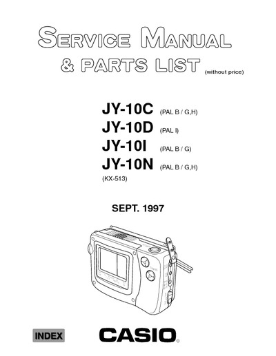Casio TVC LCD 2,3'' JY-10X Service Manual