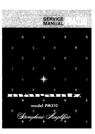Marantz PM-310 audio