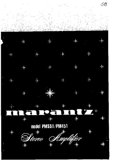 Marantz PM-451_551 audio
