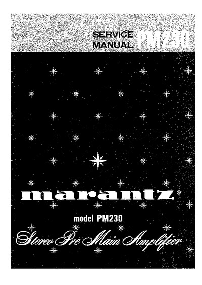 Marantz PM-230 audio