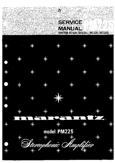Marantz PM-225 audio