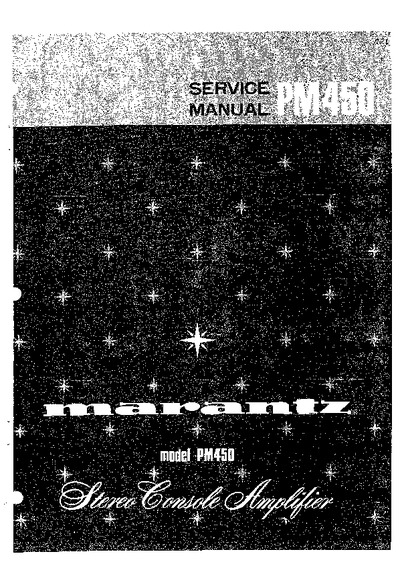 Marantz PM-450 audio