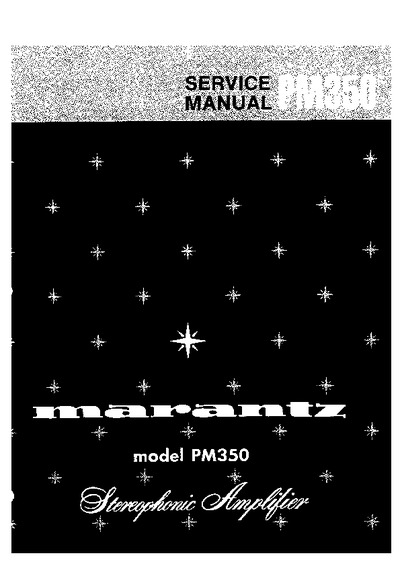 Marantz PM-350 audio