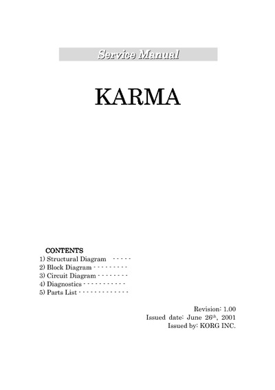 Korg Karma SM