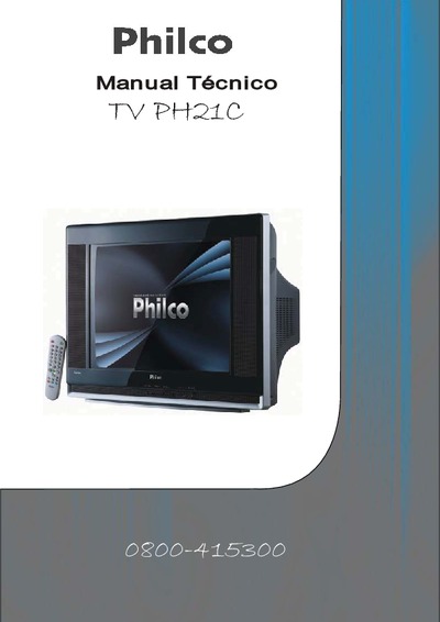 Manual Serviço Philco PH21C
