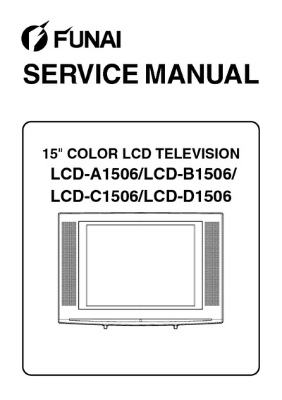 FUNAI LCD TV A1506, B1506, C1506, D1506