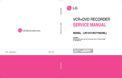 LG LRY-517 DVD RECORDER