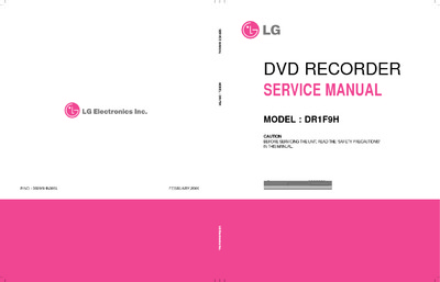 LG DR1F9H DVD RECORDER