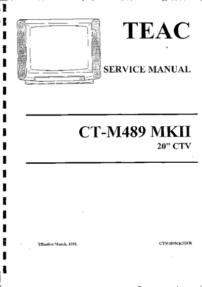 TEAC CTM489 MK2