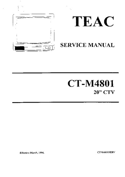 TEAC CT-M4801