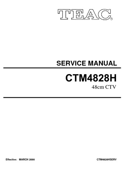 TEAC CTM4828 H2
