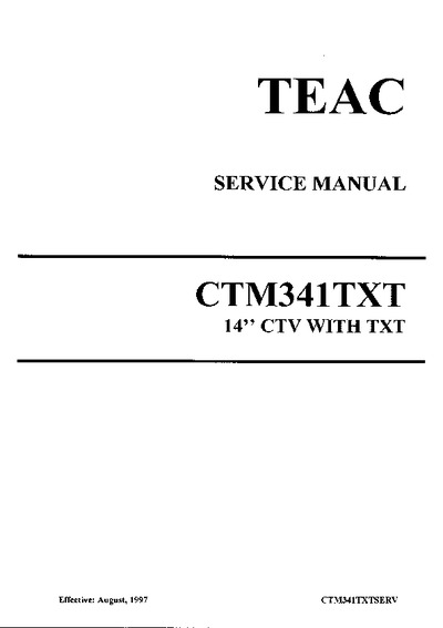 TEAC CTM341TXT