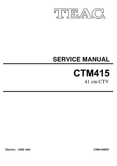 TEAC CTM415