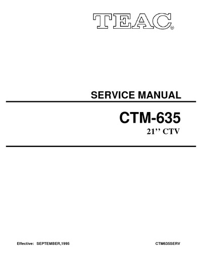 TEAC CT-M635