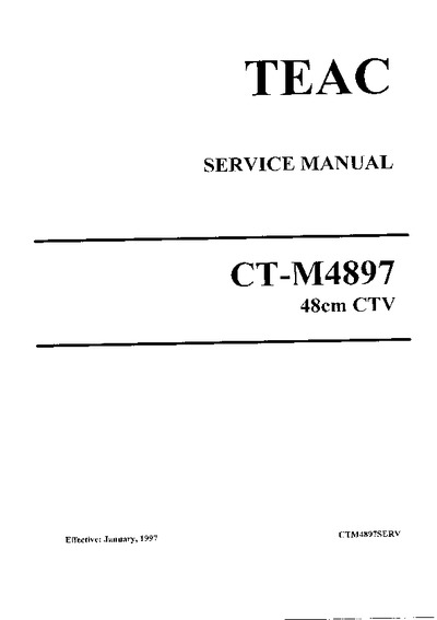 TEAC CT-M4897