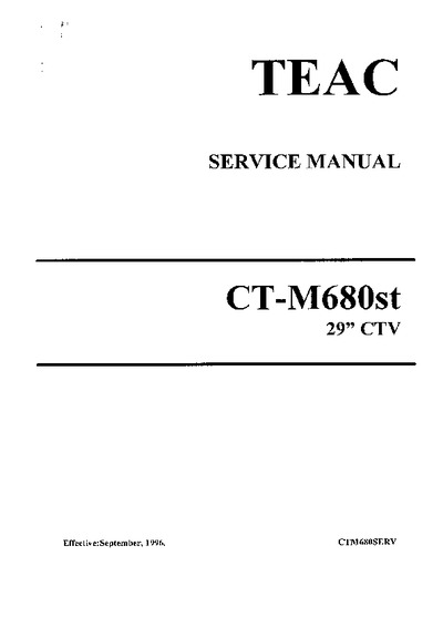 TEAC CT-M680ST