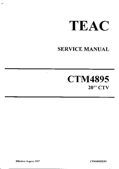 TEAC CTM4895