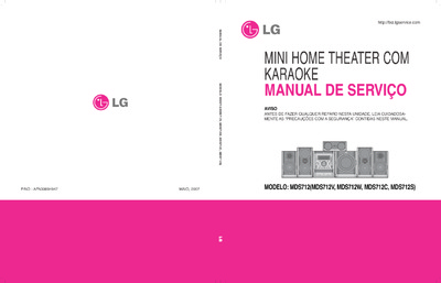 LG MDS-712 AUDIO; Mini Home Theater - KARAOKE