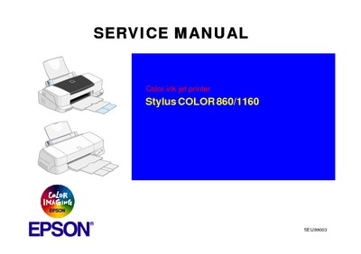 Epson Stylus Color 1160 Service Manual rev C