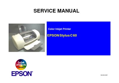 Epson Stylus Color C60 Service Manual