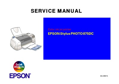 Epson Stylus Photo 875DC Service Manual