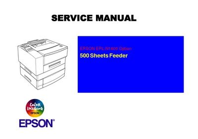 Epson EPL-N1600 500 Sheet Feeder Service Manual