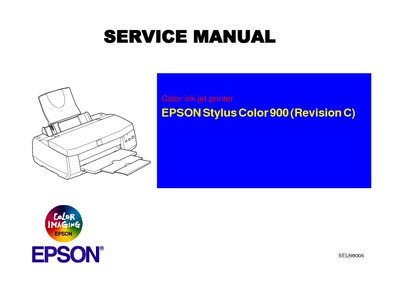 Epson Stylus Color 900 Service Manual