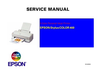 Epson Stylus Color 460 Service Manual