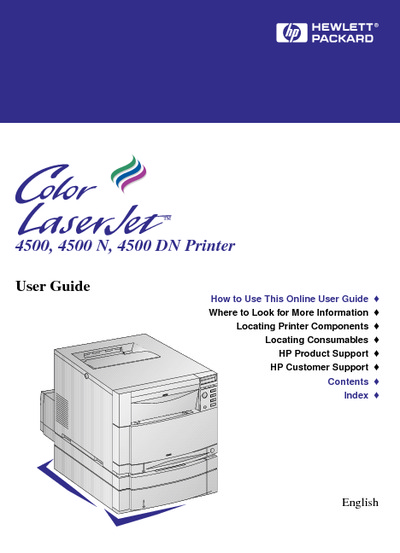 HP Color LaserJet 4500 Series User Guide