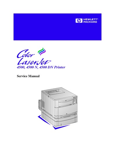 HP Color LaserJet 4500 Service Manual