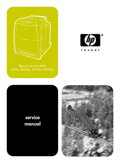 HP Color LaserJet 4600 Service Manual