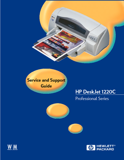 HP DeskJet 1220C Series Service Manual
