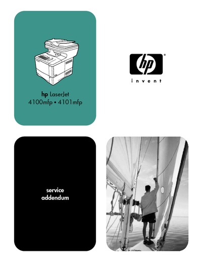 HP LaserJet 4100mfp Service Manual